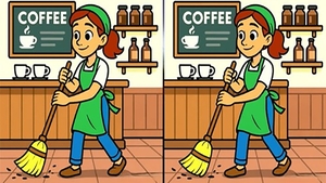 Test de inteligență | Aceste două femei de serviciu par identice, dar nu sunt. Identificați toate cele 3 diferențe!