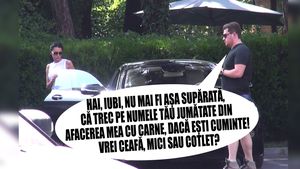 ”Nora” ROVANEI PLUMB l-a ”terorizat” pe BOZO în parcare!