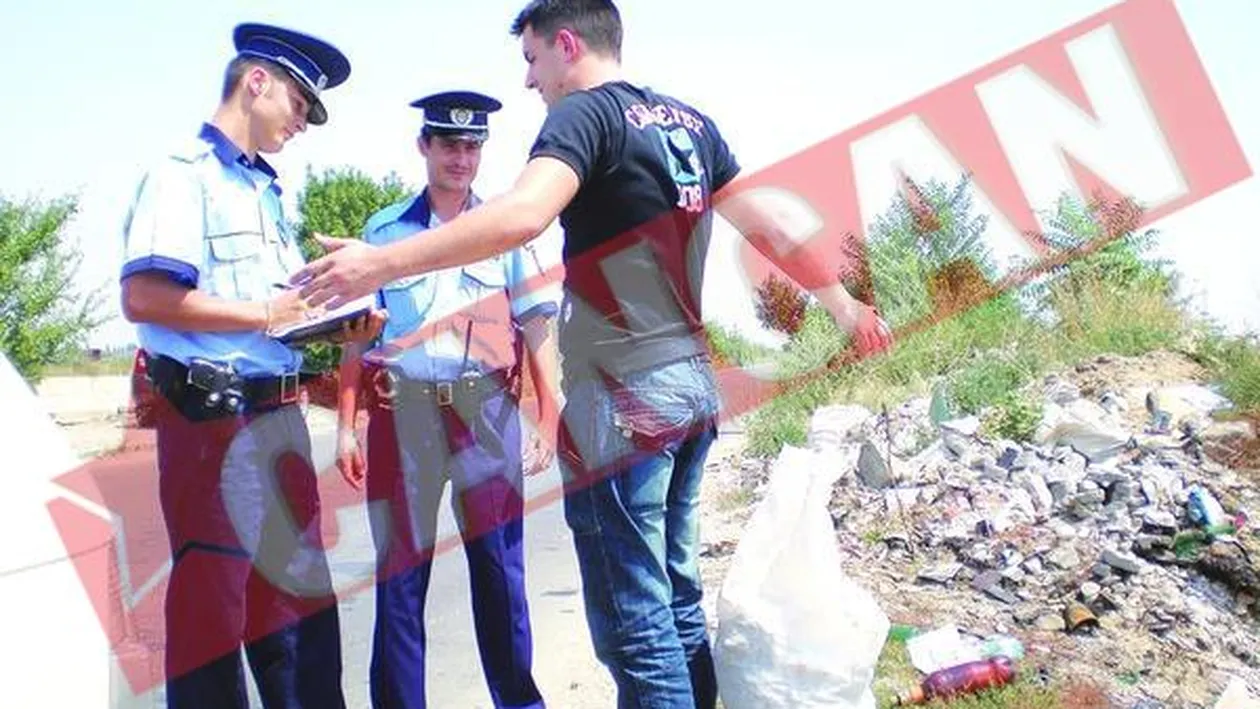 Politistii fac de paza la gunoaiele lui Tariceanu