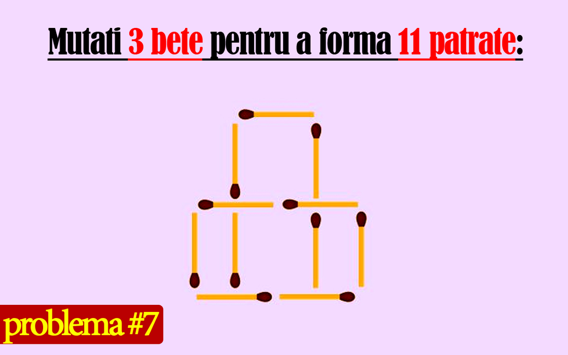 Test IQ cu 10 probleme cu chibrituri | Prima: Adăugați 1 băț pentru a corecta egalitatea 5-3+6=9
