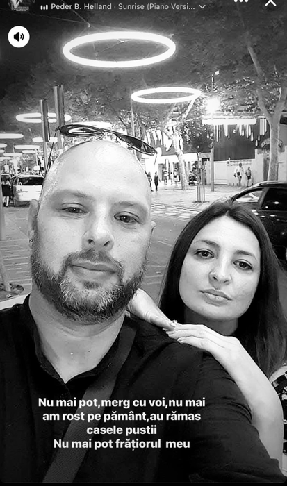 Primele imagini de la priveghiul lui Sorin și a Dianei Iacob. Obiectul pe care l-a pus familia în sicriul cu trupul neînsuflețit al fetiței lor