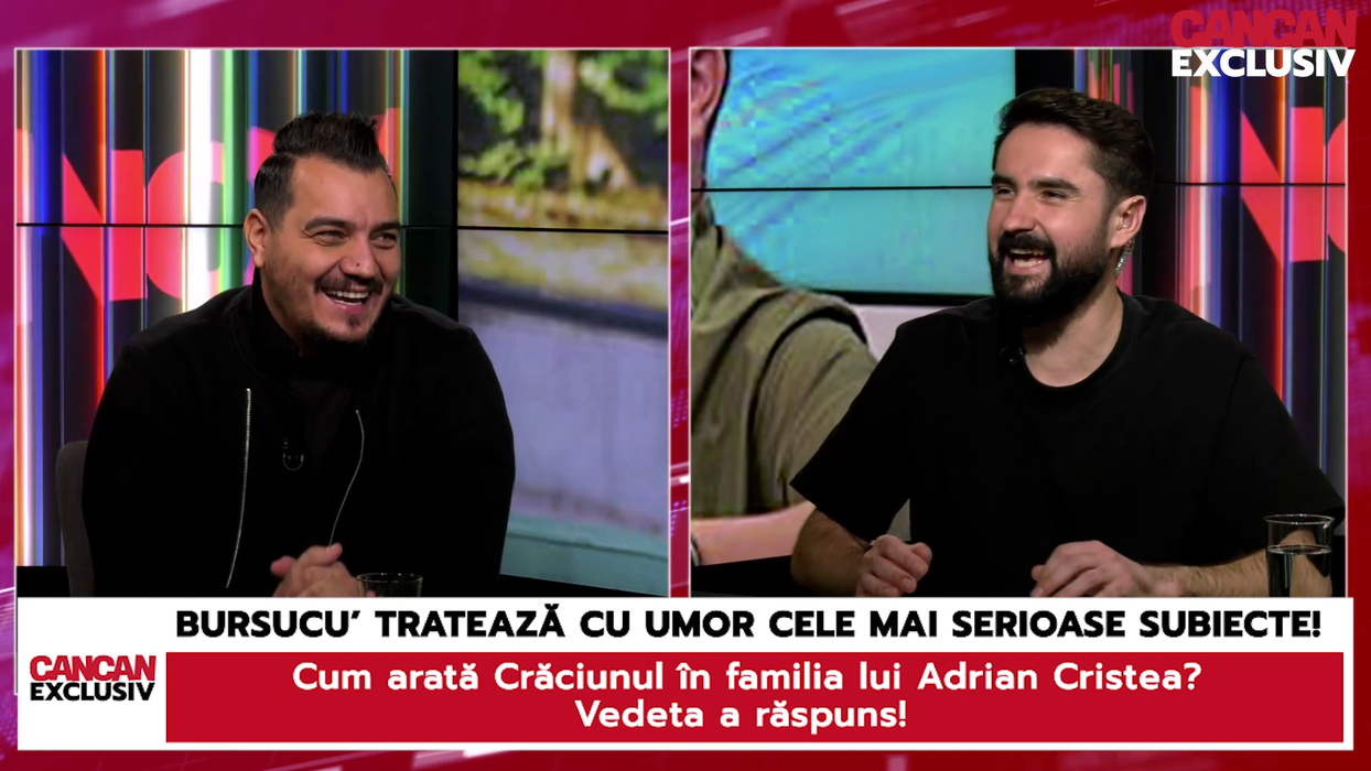 Moș Bursucu’ a scos cel mai tare banc de Crăciun! Te prăpădești de râs cu celebrul prezentator!