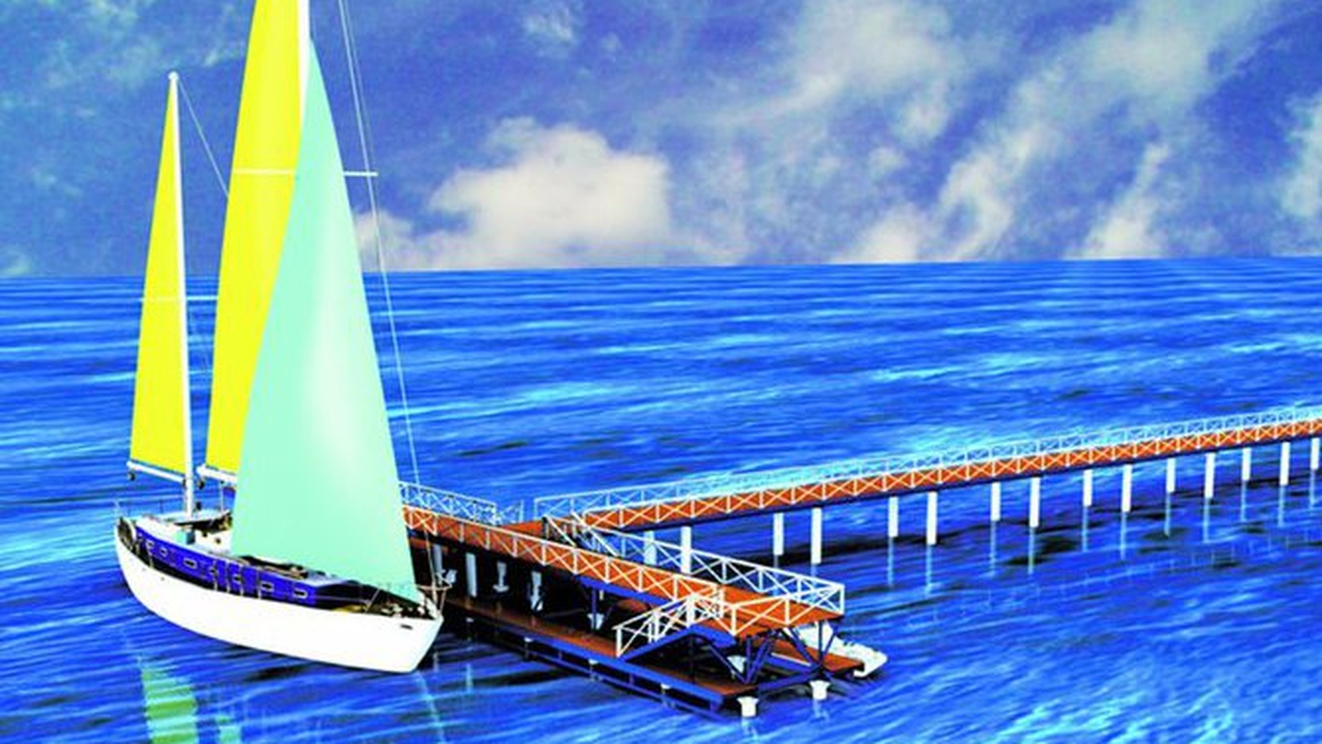 La Mamaia a inceput constructia unui ponton de 500 de metri: Pasarela spre largul marii