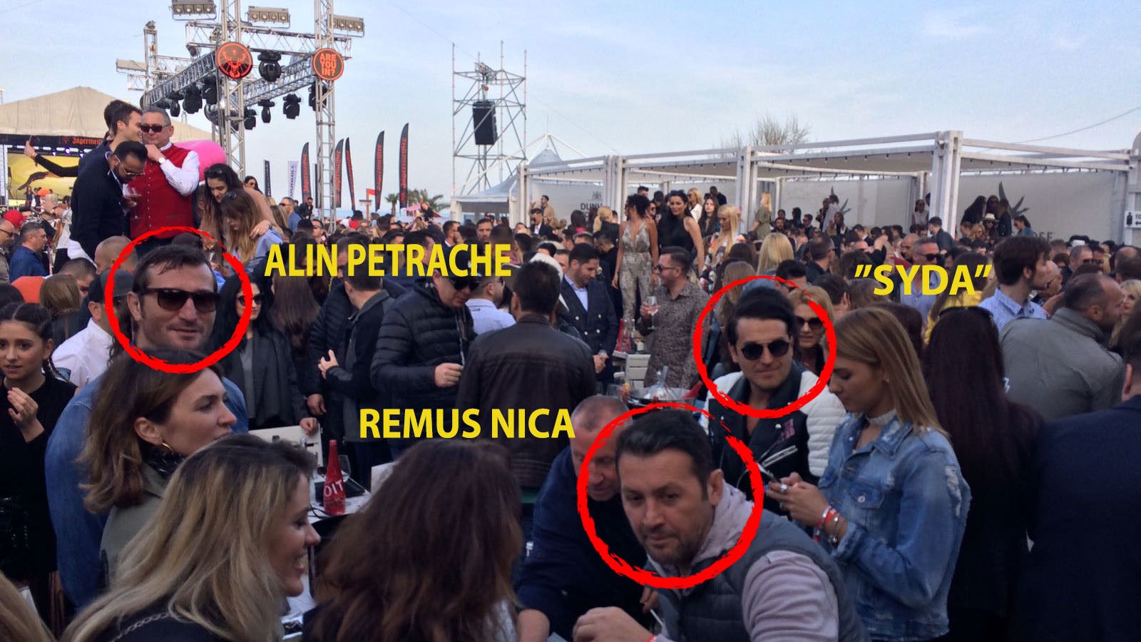 ”Syda”, proaspat vopsit, bea un rose cu fostul sef COSR, fiul temutului ”Şefu”, cel mai operat boss din România