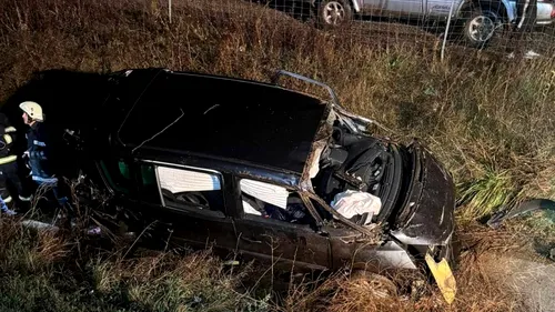 Doi tineri au murit pe loc, într-un grav accident pe A1! Ce s-a întâmplat cu maşina lor