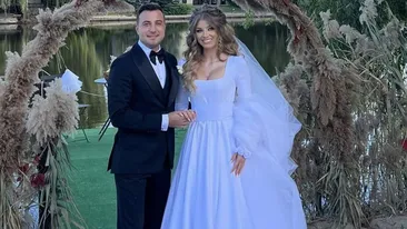 Imagini de la nunta Codruței cu Valentin Sanfira, din 2022. Detaliul care prevestea divorțul