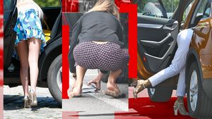 TOP sexy-vedete. Bianca Drăgușanu, Daniela Crudu sau Raluca Bambi s-au aplecat pe bancheta din spate și...: Mamăăă, ce priveliște!