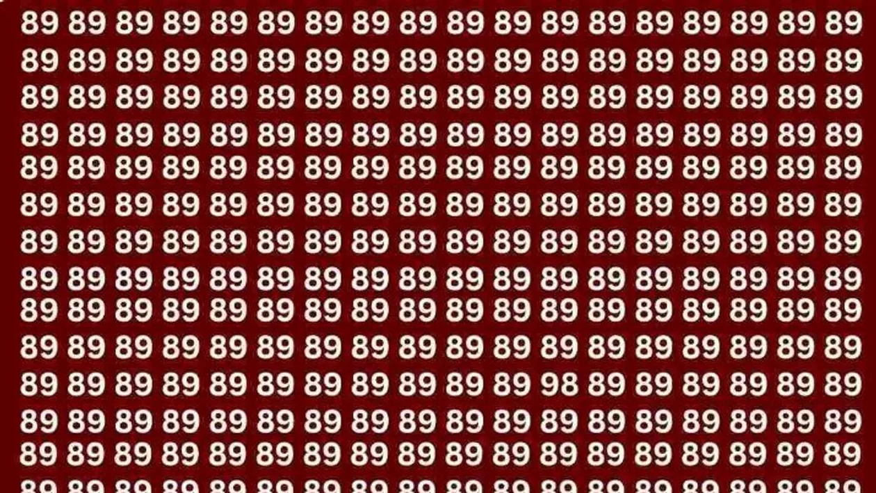 Iluzia optică devenită virală | Doar geniile descoperă numărul 98 în maximum 5 secunde