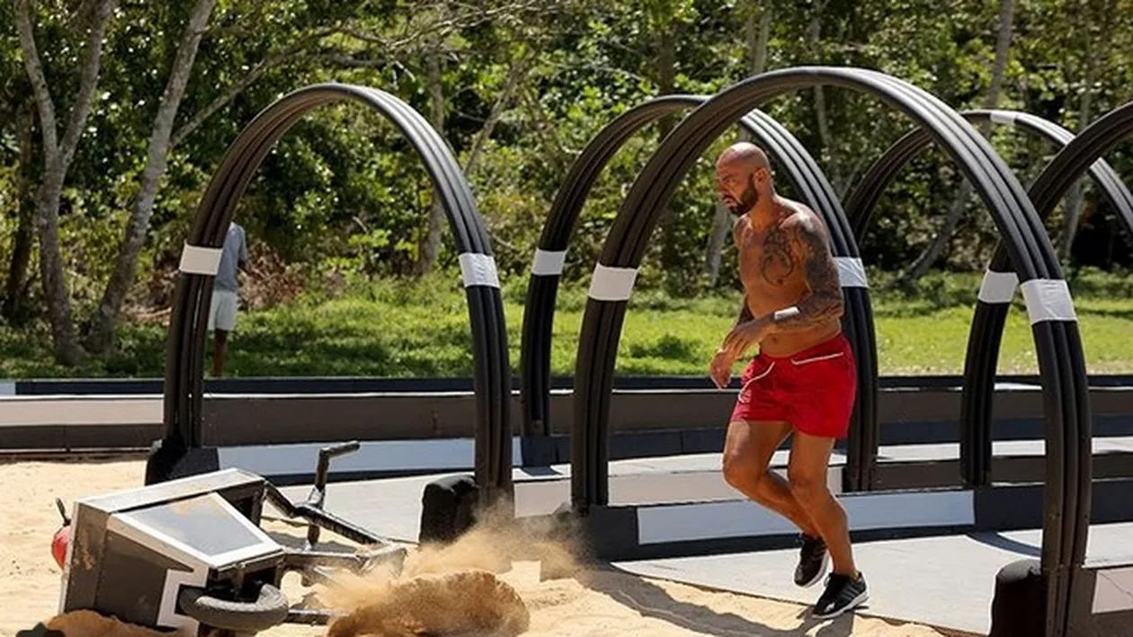 Reactia total nepotrivită a lui Giani Kiriță pe un traseu de la Exatlon! Mulți nu au observat asta