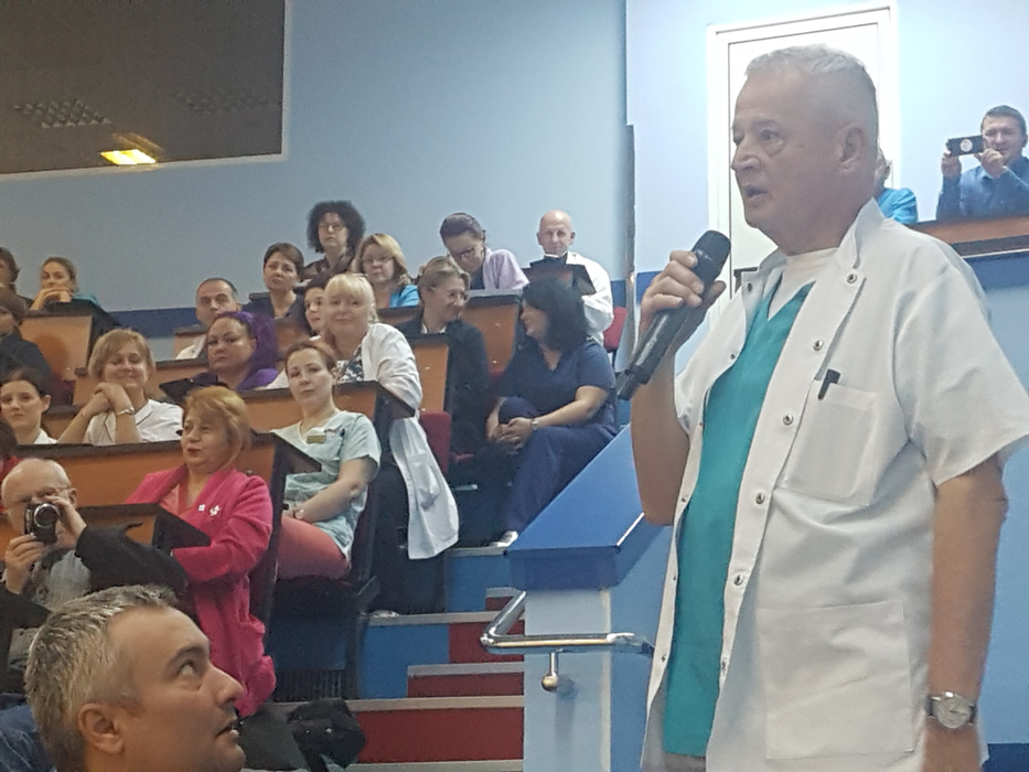 Profesorul Sorin Oprescu, la aniversarea a 40 de ani de la înființarea Spitalului Universitar de Urgență București