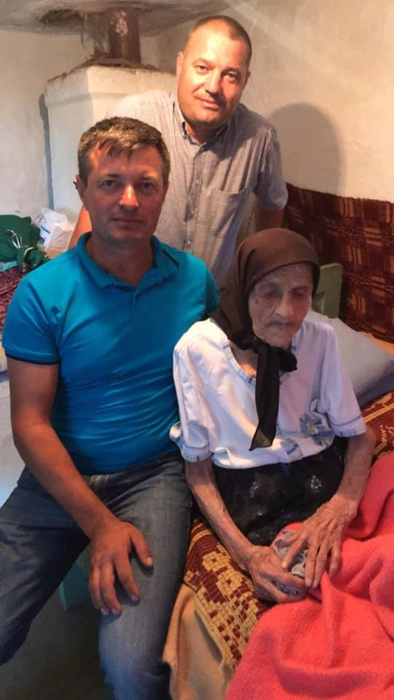 Stana Nicolae din Caraula, Dolj, la împlinirea a 105 ani