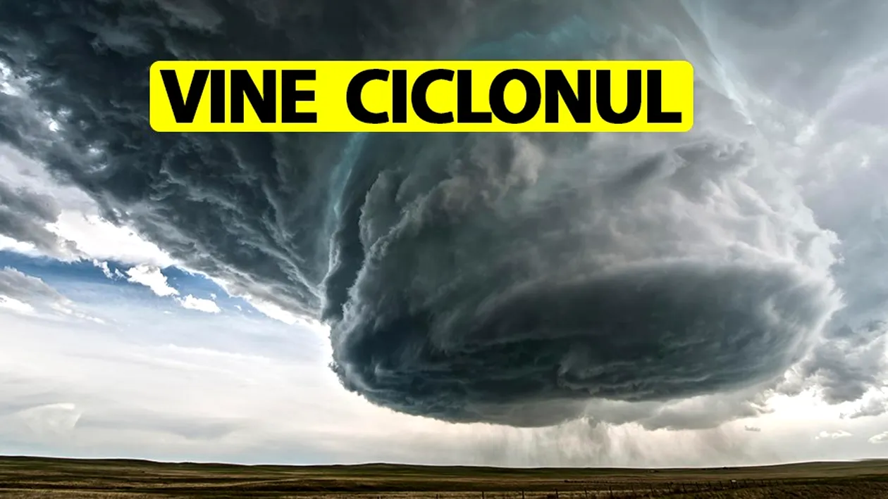 ANM anunță potopul! După tornada de ieri, un ciclon se îndreaptă spre România