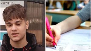 Replică ireală a elevului din imagine, după ce a dat simularea BAC-ului la Matematică: "Nu am nevoie, banii..."