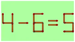 Test IQ | Corectează ecuația 4-6=5. Doar cei mai inteligenți reușesc în 10 secunde