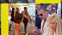 Andreea Bănică și soțul ei, Lucian Mitrea, au oferit imaginile zilei la Loft! Morți de foame...au ras tot!