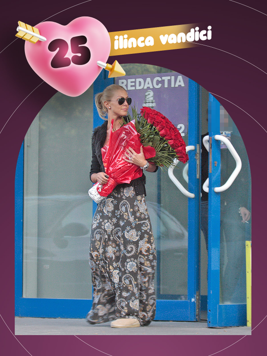 Bianca Drăgușanu, Cristina Pucean și Ramona Olaru, răsfățate peste măsură! Top 40 iubăreți cu brațele pline de flori, de Valentine’s Day