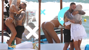 Bianca Drăgușanu a înnebunit plaja cu posteriorul ei tunat + Poziții și săruturi ca în “Dirty Dancing” cu Alex Bodi