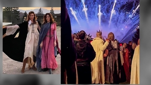 Imagini spectaculoase de la party-ul miliardarilor! Îmbrăcați în împărați, războinici medievali, prinți și prințese, invitații lui Musk în România s-au dezlănțuit!