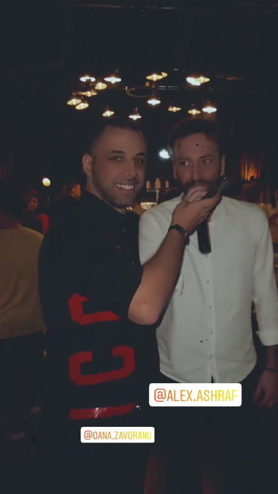Alex Ashraf, la distracție fără Oana Zăvoranu