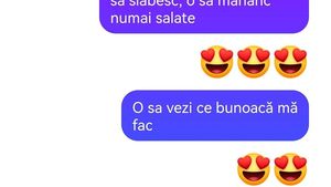 BANC | O tipă către iubitul ei: ”Iubire, de azi încep dietă ca să slăbesc, o să mănânc salate”