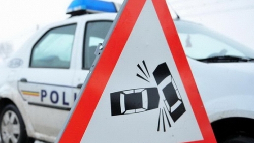 Trafic blocat pe DN1, în urma unui accident în Sinaia