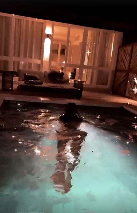 Bianca Drăgușanu, filmată topless într-o piscină din Maldive. Scenele HOT ar fi fost imortalizate chiar de Gabi Bădălău: “Dragostea mea” | VIDEO
