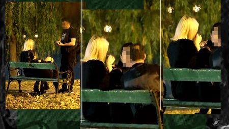 Moda Herăstrău 2022: Au ”tras” direct pe bancă!  Două tinere și un bărbat au scos ”marfa” în văzul tuturor și…