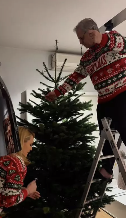 Cum arată casa Andreei Esca, decorată de Crăciun? Vedeta Pro TV a făcut bradul fără globuri