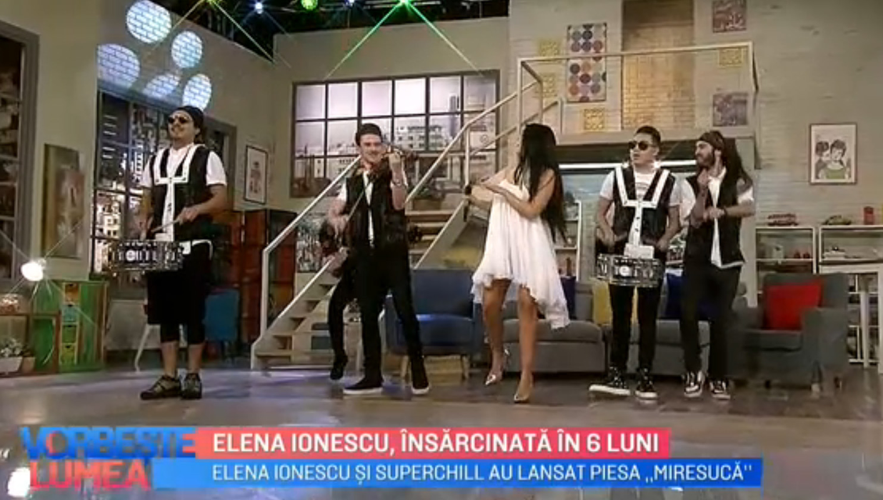 Elena Ionescu este însărcinată în 6 luni! Cântăreața a dezvăluit numele copilului