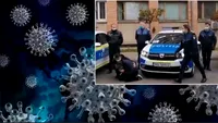 Un polițist din Mehedinți, răpus de infecția cu COVID-19. Imagini cu puternic impact emoțional surprinse la omagiul pe care i l-au adus foștii colegi | VIDEO