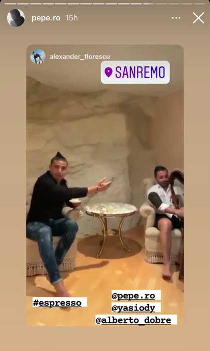 Ce a găsit Pepe în camera de hotel din Italia, unde s-a cazat cu iubita lui. Yasmine a izbucnit în râs când l-a văzut pe artist