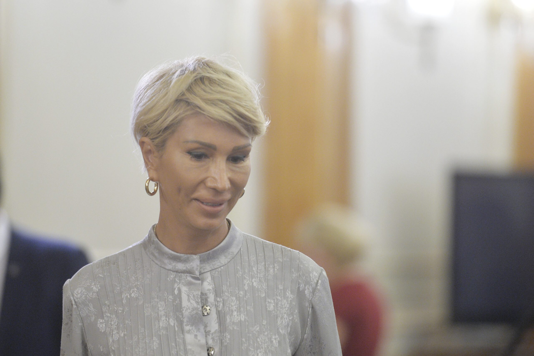 Raluca Turcan participa la adunarea dedicata lansarii Asociatiei Mircea Ionescu Quintus, vineri 3 august 2018, la Palatul Parlamentului. ANDREEA ALEXANDRU / MEDIAFAX FOTO