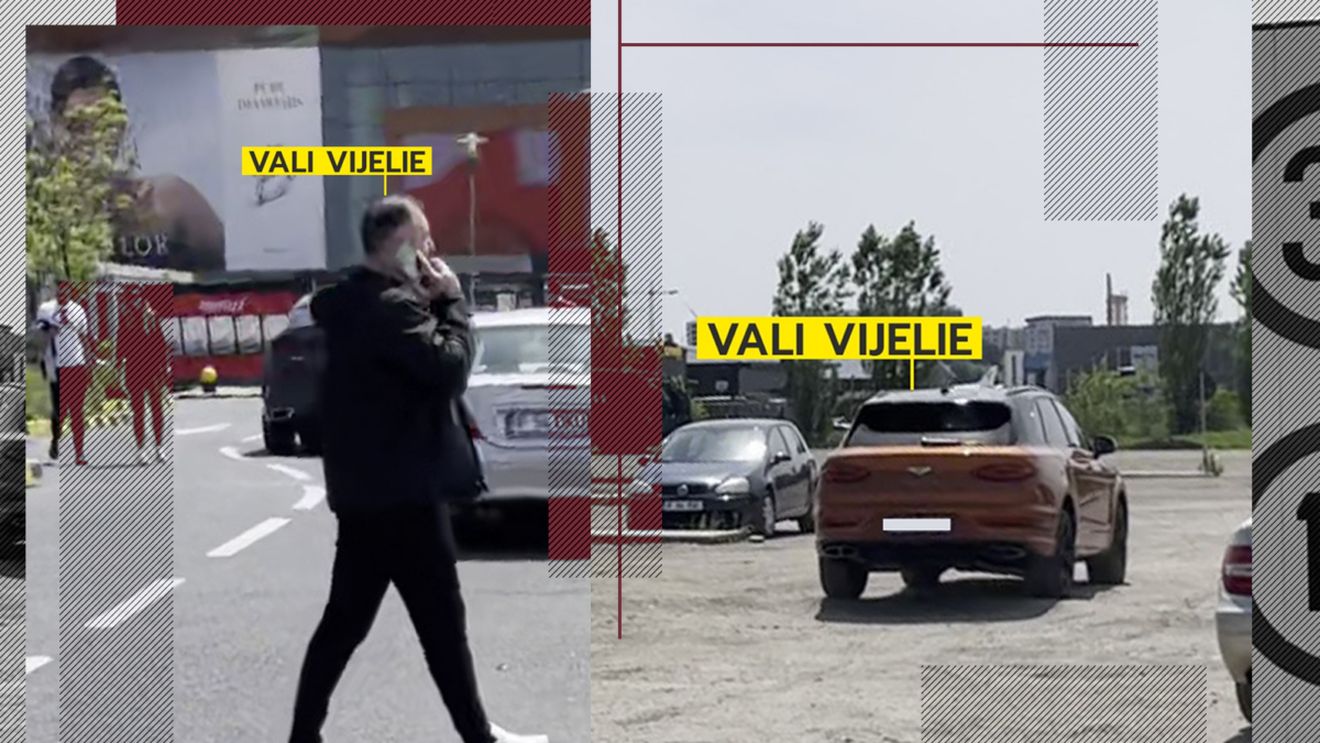 Vijelie și-a testat mașina de 250.000 € prin gropile din Băneasa. Vali, ușor, că e Bentley, nu e tractor!