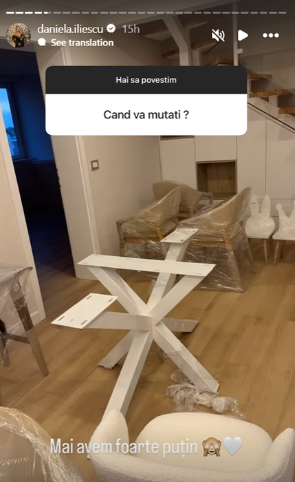 Imagini surprinse în penthouse-ul lui Culiță și al Danielei Iliescu / Instagram