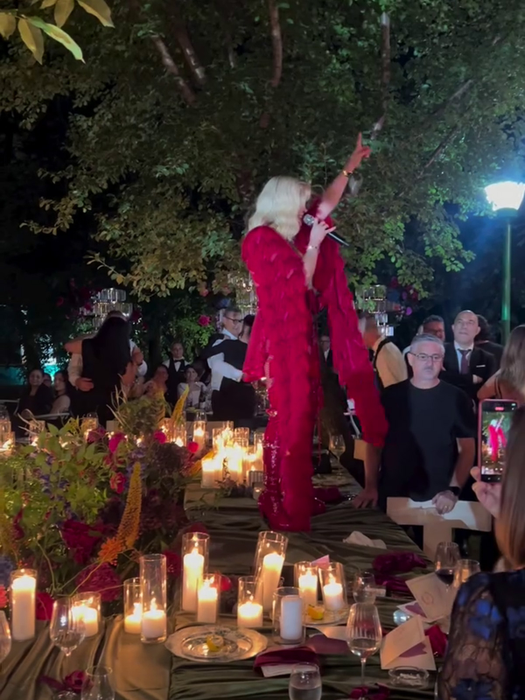 Loredana Groza a cântat la nunta fiicei Vasile Didilă. sursă - social media