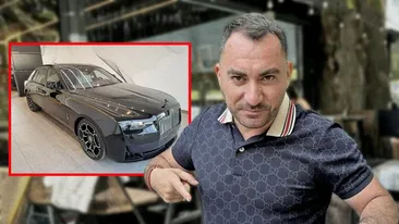 AU, AU, AU, ce idee i-a venit lui Pescobar! Cum vrea milionarul să-şi schimbe Rolls-ul, mai nou: Nu mai există în România