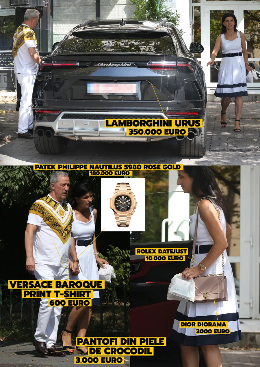 Teia Sponte și soția, apariție de peste 500.000 € în piața Floreasca