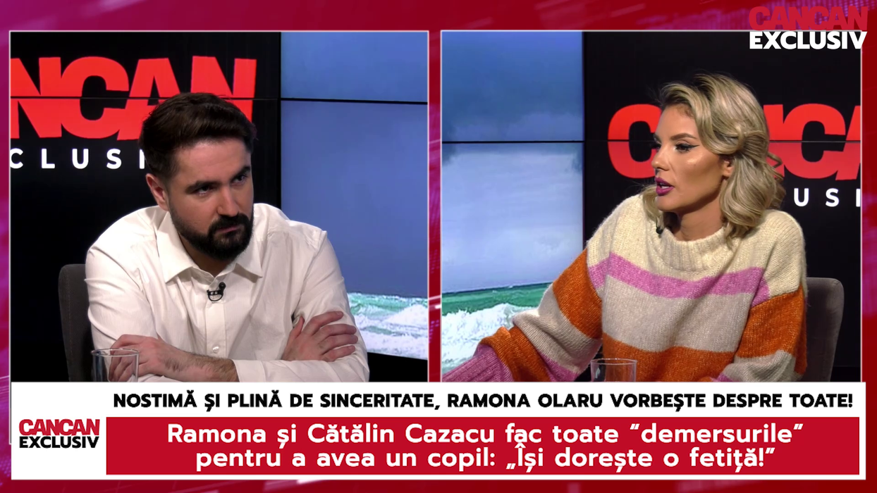 Ramona Olaru: "Știu că eu pot să-mi cresc un copil și trăim vremurile în care niciodată nu ai siguranța că vei rămâne cu bărbatul respectiv sau cu femeia respectivă!" (Foto: captură video)