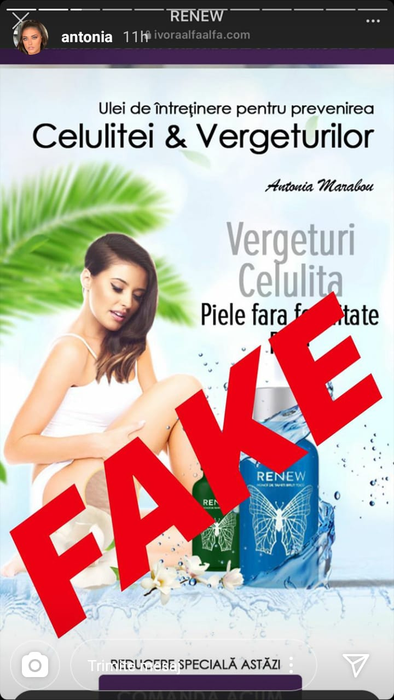 Antonia, anunț alarmant pe Instagram după ce a aflat că i-a fost folosită imaginea în mod fraudulos