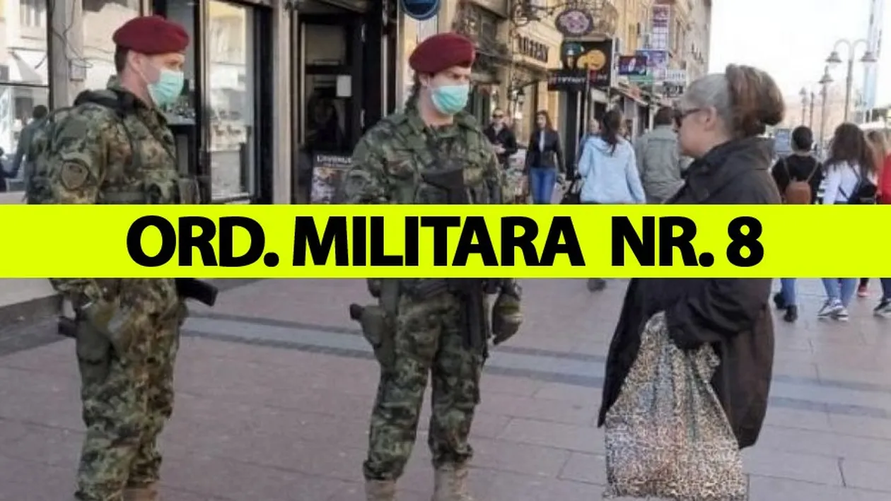 Ordonanța Militară nr 8. Care dintre români vor putea părăsi locuința și în ce scopuri