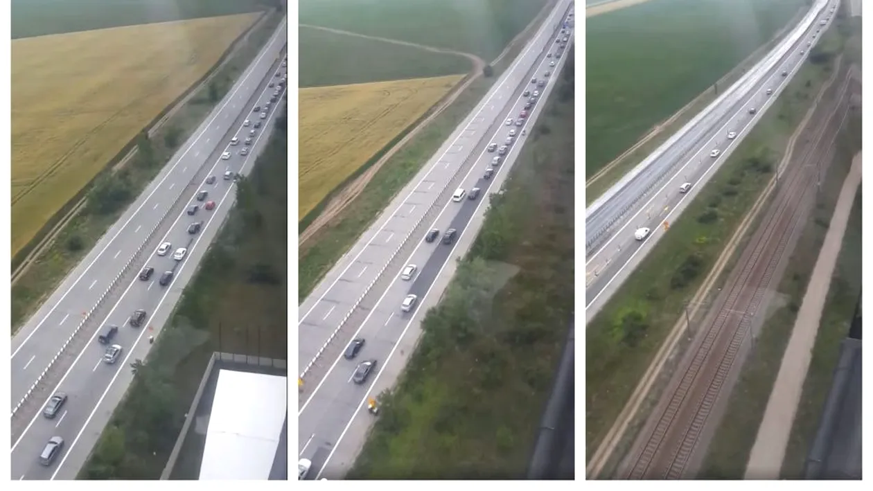 Se circulă în coloană pe Autostrada Soarelui! Românii au luat cu asalt drumul spre mare, chiar în prima zi a noilor măsuri de relaxare