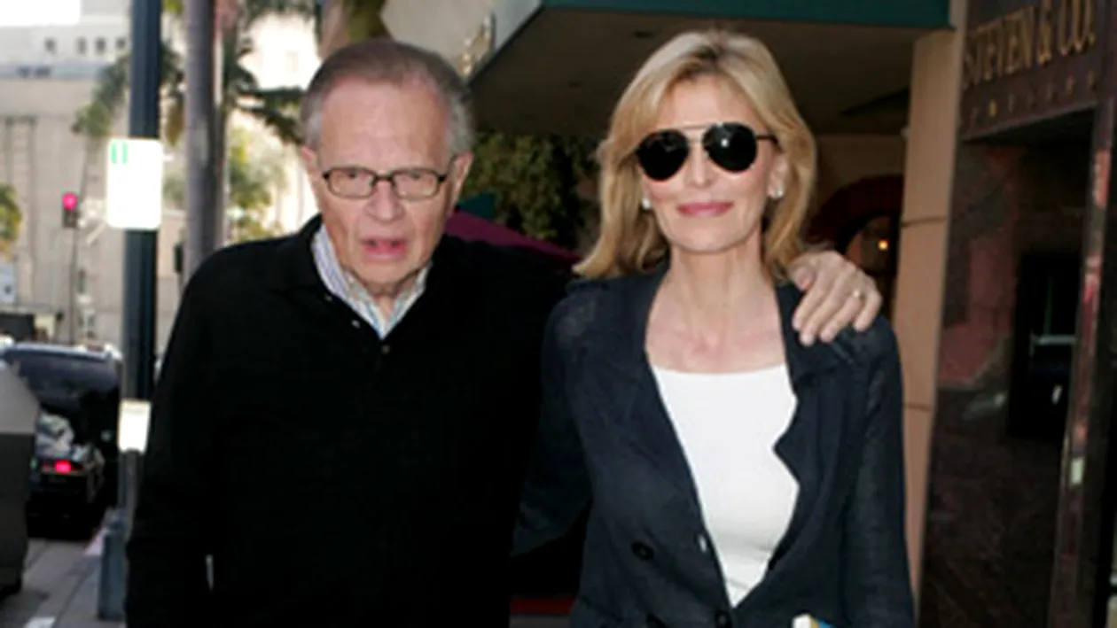 Larry King si cea de-a saptea lui sotie nu mai divorteaza!