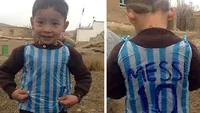 Băieţelul afgan care a impresionat întreaga lume purtând un tricou cu Messi făcut dintr-o pungă şi-a întâlnit, în sfârşit, idolul. Reacţia lui te lasă mut de uimire