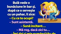 BANC | Bulă agață o bunăciune în bar: Îmi dai numărul tău de telefon?