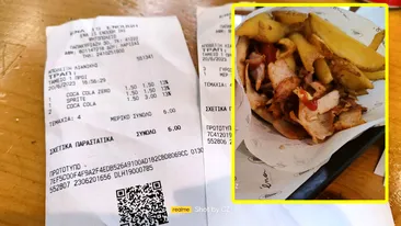 Nu este o eroare! Câți bani a dat o româncă pentru un gyros într-un fast-food din Grecia