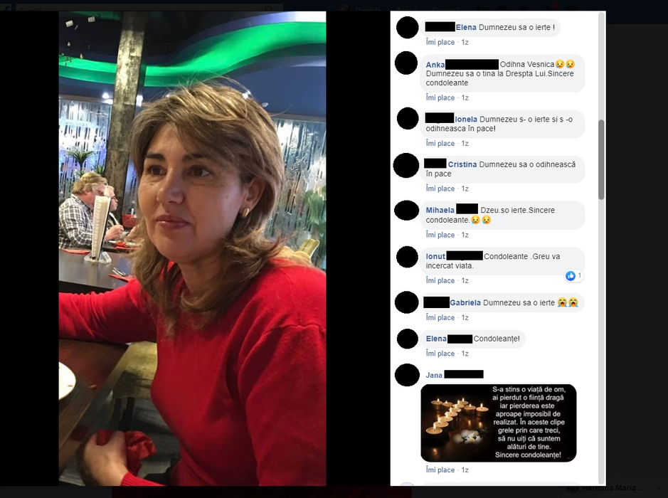 Cosmin Moise, mesaj impresionant pentru mama lui, care a sfârșit în carnagiul din Ialomița: “Sus, îl vei întâlni pe tata, să îi spui că…”