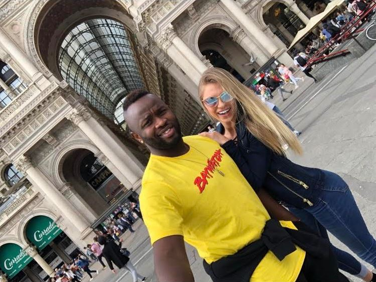 Toto și iubita lui, într-una dintre vacanțele petrecute în cei cinci ani de relație