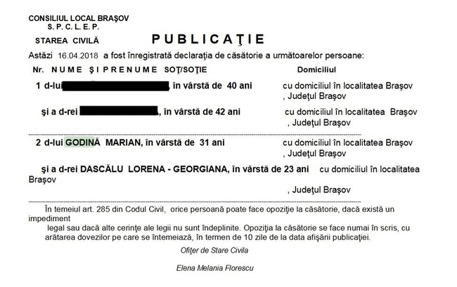 S-a însurat Marian Godină! Prima imagine cu mireasa