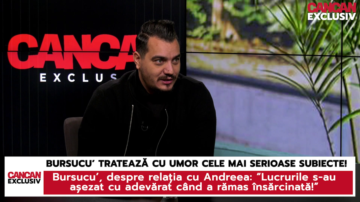 Bursucu' Adrian Cristea a vorbit deschis despre relația cu viitoarea soție, dar și despre nunta cu aceasta, într-un episod special de CANCAN EXCLUSIV (Foto: captură video)