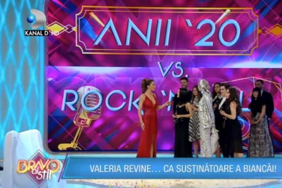 Valeria s-a întors în competiția de la Kanal D ca să o susțină pe concurenta Bianca.